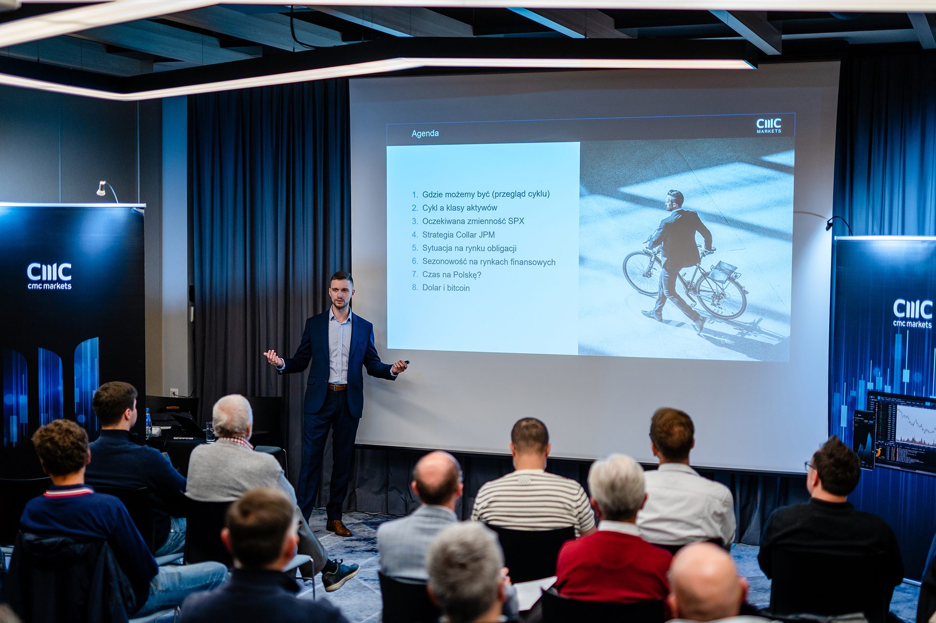 Fotograf na konferencję – prelegent przy agendzie, Katowice